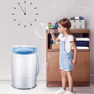 Ang bagong﹍Mini washing machine household single bucket semi-automatic mini washing machine washing (4)