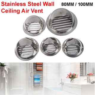 Stainless Steel Wall Ceiling Air Vent Ducting Ventilation Exhaust Grille Cover Outlet Heating