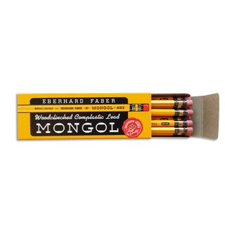 Mongol Pencil No.1,No.2. Sold per box of 12pcs.