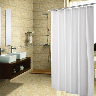 AMY#WHITE SHOWER CURTAINS /HOTEL/HOSPITAL