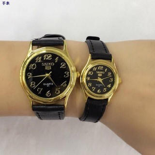 ﺴ✕SEIKO Leather Watch With Box