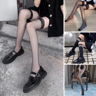 Women Lingerie Fishnet Mesh Stockings Sexy Lace Black Socks