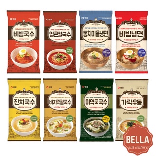 [SEMPIO] Korean Noodle 8 Flavor / Bibim Noodles, Spicy Kalguksu, Dongchimi Naengmyeon (Cold Noodles), Bibim Naengmyeon (Cold Noodles), Banquet Noodles, Clam Kalguksu, Seaweed soup noodles, Garak Udon / From Korea