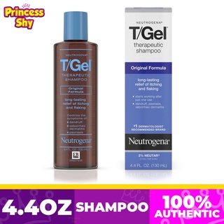 Neutrogena T/Gel Therapeutic Shampoo Original Formula 2% Neutar 4.4 fl. oz 130ml for Dandruff Psoria
