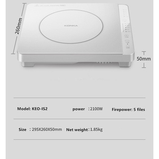 Konka Induction Cooker Household Multi-function 2100W High Power 5-speed Fire Power Adjustment New K (6)