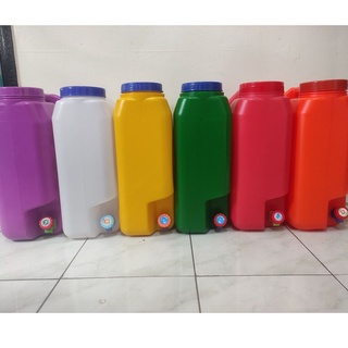 Gallon Slim Water Container Colored (per piece)In stock