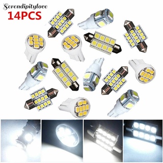 [24Hs Delivery] 14XCar T10LED Interior Bulb Kit Map Dome License Plate Light