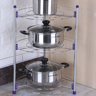 Layer Home Kitchen Pans Pots Storage Rack Durable kitchen rack (5)