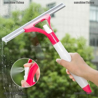 Spray Type Cleaning Brush Glass Wiper Window Clean Shave Car Window Cleaner（sunshine2852shop）