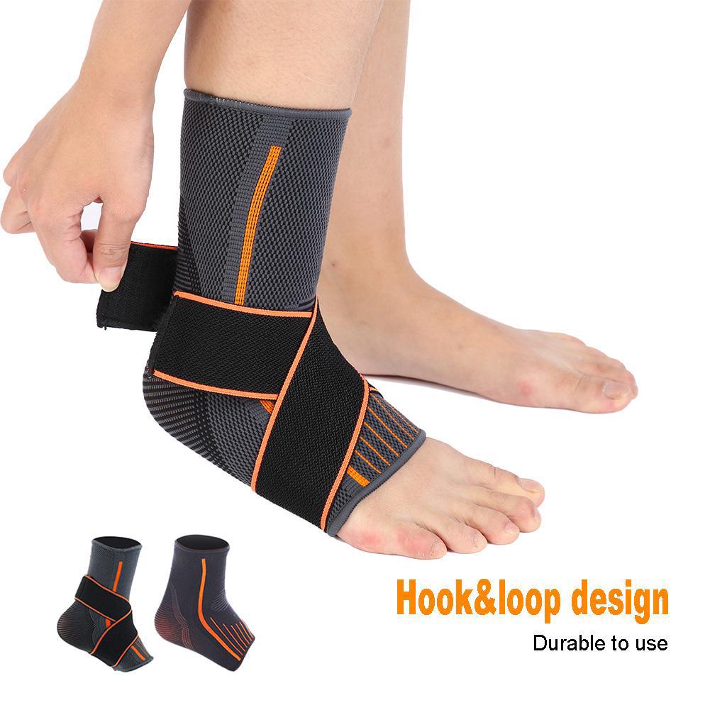 xunb Ankle Support Brace Foot Guard Injury Wrap Elastic Splint (8)