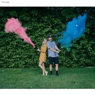 ♦△Yellow Green Blue Pink Party Popper Smoke Bomb Holi Powder Birthday Party Gender Reveal Celebratio