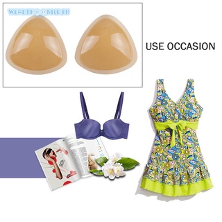 Women's Breast Push Up Pads Swimsuit Accessories Silicone Bra Pad Nipple Cover