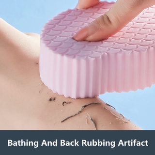Baby bath Sponge Mud Rubbing Artifact Bath Towel Children's Baby Rub Back Decontamination Back Painless Rub Ash (1)