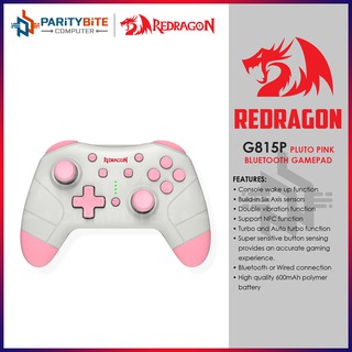 Redragon G815Pluto Pink) Bluetooth Gamepad For Nintendo Switch & Nintendo Switch Lite