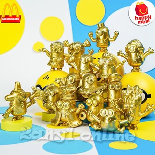 Mcdo Happy Meal Toy - Gold Minions Rise of Gru Wave 1 (2021)