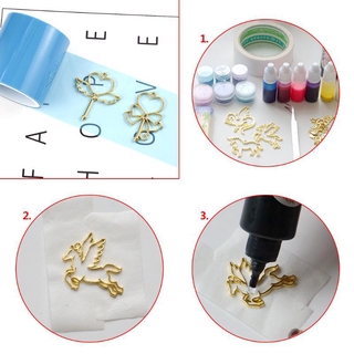 1 Roll 5m UV Tape DIY Epoxy Resin Metal Frame Anti-leak Glue Adhesive Transparent (2)