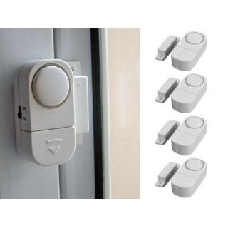 120DB Super Loud Sound Alarm Sensor Mini Window Door Sensor Wireless Burglar Alarm with Magnetic Sensor Home Security System Kit