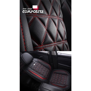 (Front + Rear) Special Leather car seat covers For Toyota Corolla Camry Rav4 Auris Prius Yalis Avens (8)