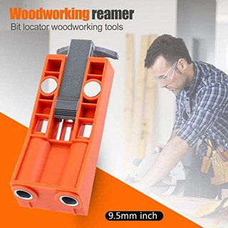 Hole Punchers✈♟Drill Guide Hole Handheld Pocket Drill Hole Puncher Locator Woodworking Reamer Tool