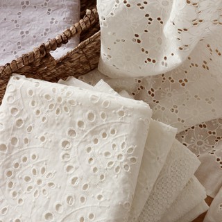 Hollow Lace Embroidery Fabric (1)