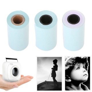 3 Rolls 57x30mm Self-adhesive Thermal Sticker Printing Paper for Paperang P1 Y41