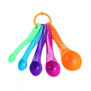 Ulifeshop 5pcs Colorful Measuring Spoons Set Kitchen Tool Utensils