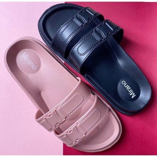 New Korean Sandals Summer Muffin Thick Button Slippers For Women Slides