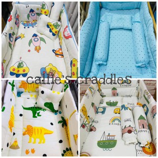 Comforter set with bumper guard for baby boy