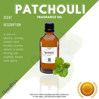 Patchouli Fragrance Oil for Diffuser, Humidifier, Soap, and Candle Making | Oil Based Fragrance