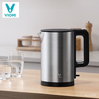 electric kettle┋♣❡VIOMI Electric Kettle 1.5L Intelligent Thermostat Anti-scalding Household 304 Stai