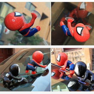 Car Accessories Spider-Man Toy Climbing Window Sucker for Spider-Man Doll Car Decoration