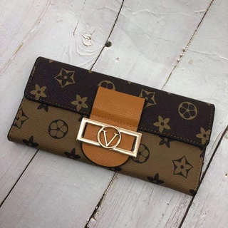 HP0044 NEW DESIGN OF LONG WALLET WITH DESIGN OF LOUIS VUITTON 3FOLD MULTI-CARD HOLDER COIN PURSE