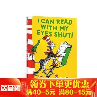 ♂I Can Read with My Eyes Shut English and English Picture Book Dr. Suss Series