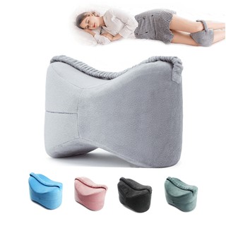 Hot Memory Foam Leg Pillow Orthopedic Knee Leg Wedge Pillow Cushion for Side Sleeper Sciatica Relief