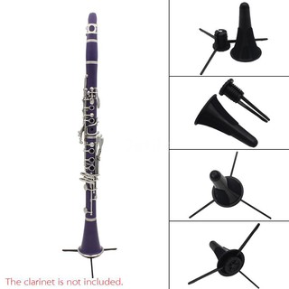 New Portable ABS Clarinet Stand Folding Fits Inside Bell