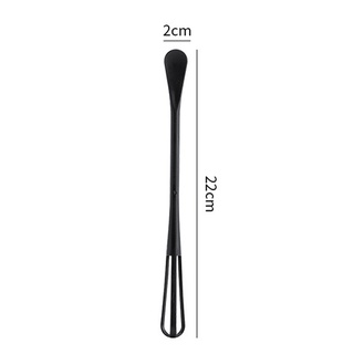 Jenanral Kitchen Silicone Whisk Non Slip Easy To Clean Egg Beater Milk Frother Kitchen Utensil 17x4x4cm Kitchen Silicone Egg Beater Tool (9)