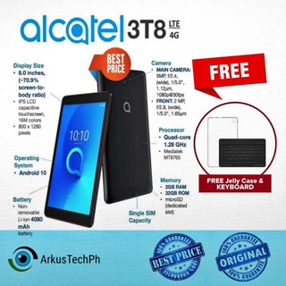 ALCATEL 3T8 / 4G TABLET / 2GB RAM+32GB ROM FREE BT KEYBOARD