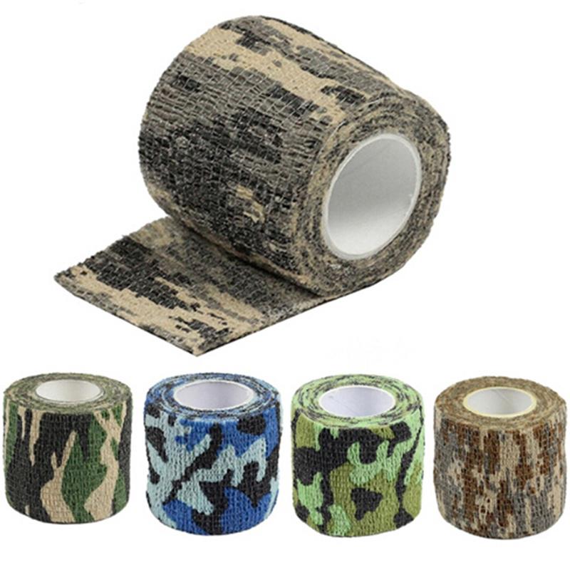 5CM*4.5M Camo Hunting Waterproof Camping Camouflage Stealth Duct Tape Wrap
