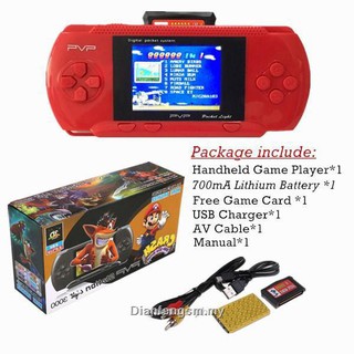 ☸๑PVP Station Light 3000 Portable Handheld Retro Game Console Psp Games Boy
