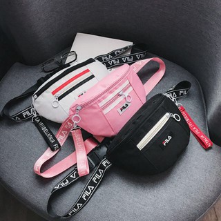 LW Korean Sling Bag Canvas Simple Style Fashion Belt Bag Waist Bag