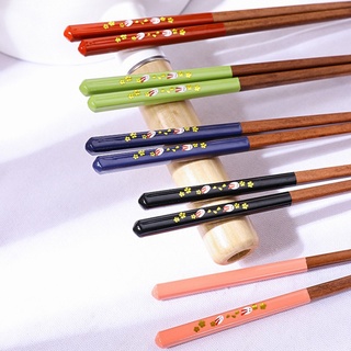 Cartoon Bunny Wood Chopsticks Joint Chopsticks Children Chopsticks Tableware Gift Children Cute Cartoon Solid Wood Chopsticks