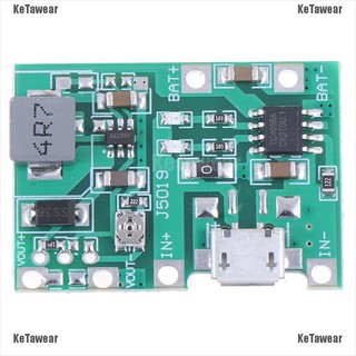 KeTawear li-ion 18650 3.7v 4.2v charger board dc-dc step up boost module