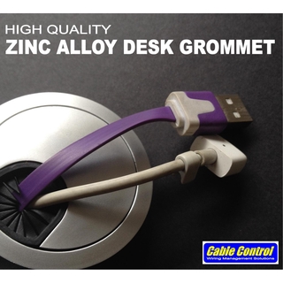 Cable Control Zinc Alloy Desk Grommets 2's