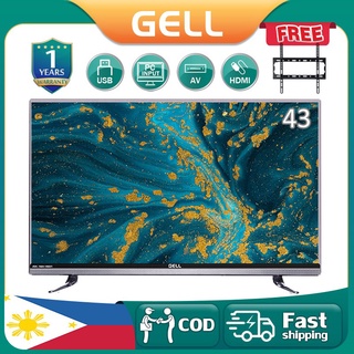 Kitchen Appliances﹍▽▨43 INCH TV flat screen on sale GELL tv 43 inches LED TV Full HD ultra-slim (fre