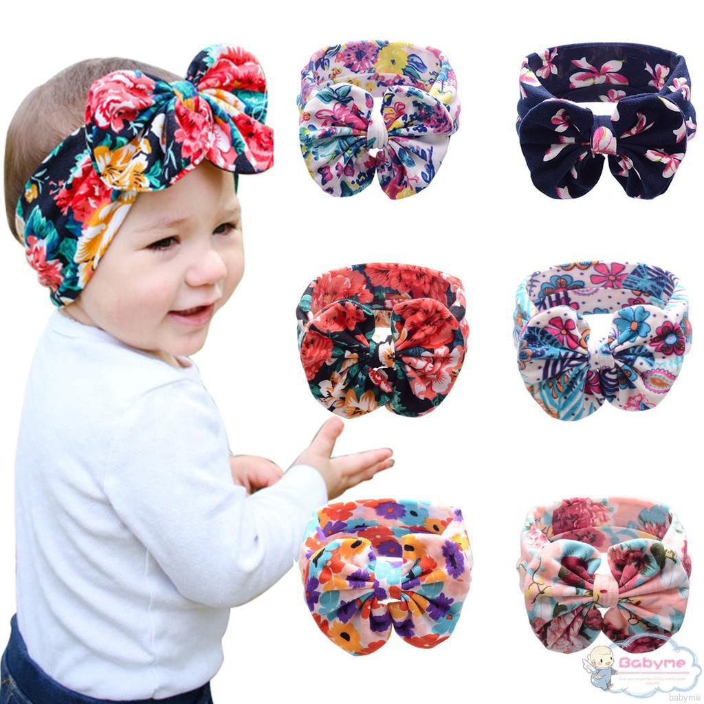 Children's Print Bow Headband Baby Girls Fashion Headband Kids Hair accessories