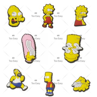 Simpsons Jibbitz Crocs Pins for shoes bags High quality #cod