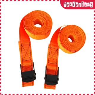 [In stock ] Pair Roof Rack Kayak Surfboard Tie Down Straps with Cam Buckle 25mm x 5m