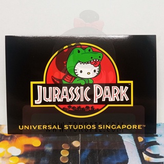 Sanrio Hello Kitty Jurassic Park Postcard