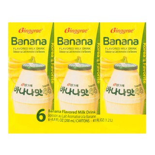 Binggrae Banana Flavored Milk (12 x 200ml)
