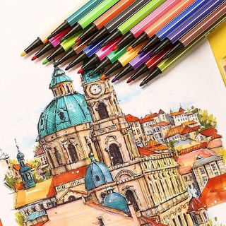 GIFT BOXKRAFT PAPER❃﹉Chenguang Stationery Thin Rod 36 Color Watercolor Pen Set Washable Color Pen Ki
